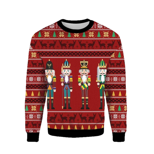 The Nutcracker Nutcracker Nutcracker 3d Ugly Christmas Sweater ? Usalast