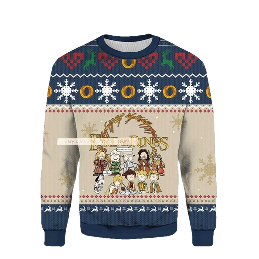 The Lord of Rings Ugly Christmas 3D Sweater ? Usalast