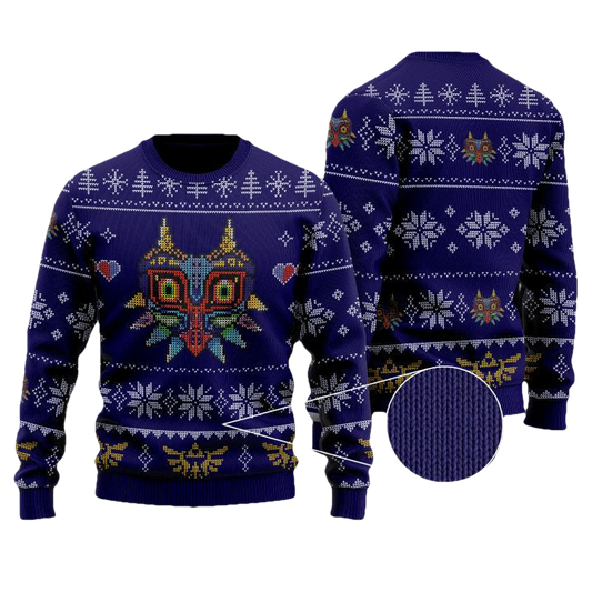 The Legend Of Zelda Majoras Mask Christmas Sweater ? Usalast