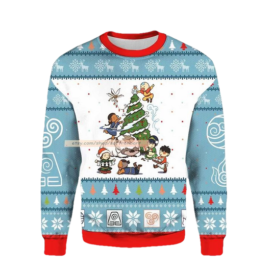 The Last Airbender Avatar 2022 Merry 2022 3d Ugly Christmas Sweater ? Usalast