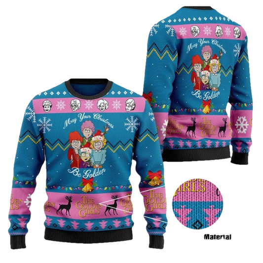 The Golden Girls May Your Christmas Be Golden Sweater Sweater ? Usalast