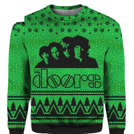 The Doors Band 3D Print Ugly Christmas Sweater Hoodie ? Usalast
