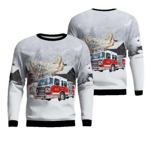 Texas Lubbock Fire Rescue AOP Sweater ? Usalast