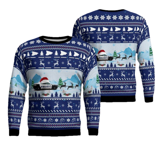 Texas Dallas Police Department Christmas Sweater 3D ? Usalast