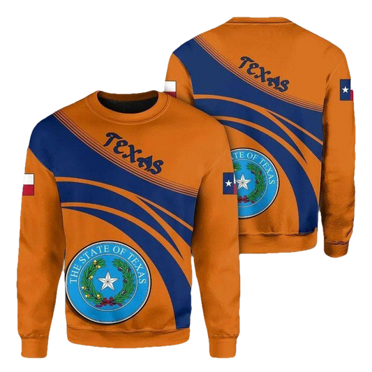 Texas Coat Of Arms Sweater Cricket Style J5W ? Usalast