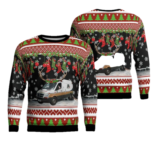 Texas Acadian Ambulance Christmas Sweater 3D ? Usalast