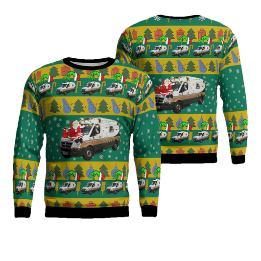 Texas Acadian Ambulance Christmas Sweater 3D ? DY01 ? Usalast