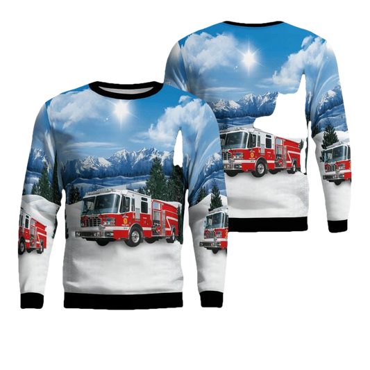 Texas Abilene Fire Department AOP Sweater ? Usalast
