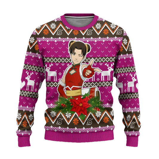 Tenten Ugly Christmas Sweater Custom Naruto Anime Xmas Gift ? Usalast