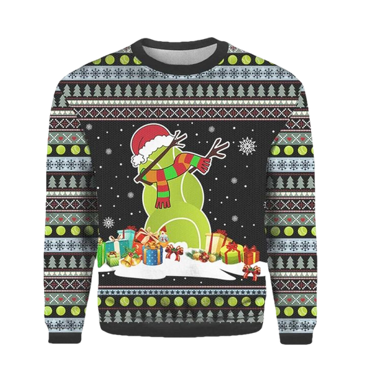 Tennis Snowman Ugly 3D Xmas Sweater ? Usalast