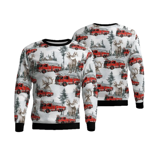 Tennessee Memphis Fire Services AOP Sweater ? Usalast