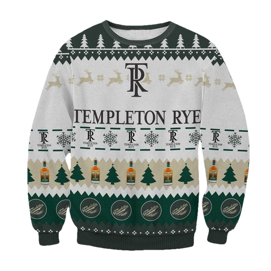 Templeton Rye Whiskey Ugly Christmas Sweater 2022 ? Usalast