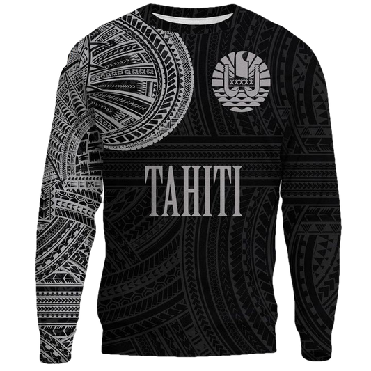 Tahiti Sweater Polynesian Tattoo Style A27 ? Usalast