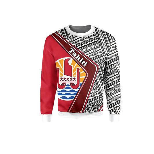 Tahiti Sweater ? Polynesian Coat Of Arms A224 ? Usalast