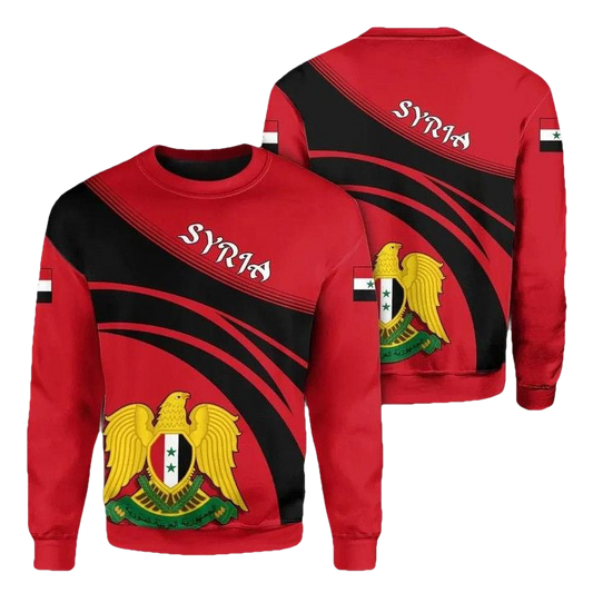 Syria Coat Of Arms Sweater Cricket Style J5W ? Usalast