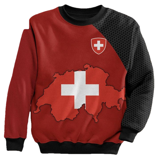 Switzerland Map Special Sweater A5 ? Usalast