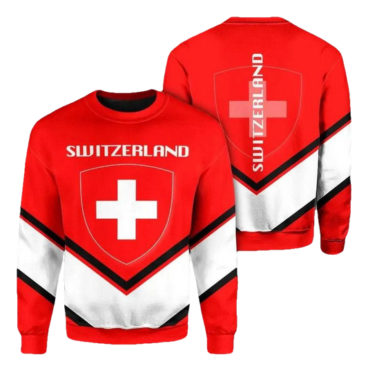 Switzerland Coat Of Arms Sweater Lucian Style Jw5 ? Usalast