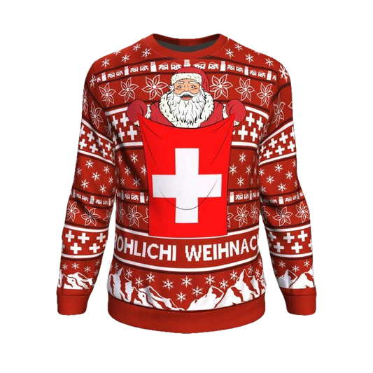 Switzerland Christmas All-Over Sweater Th6 ? Usalast