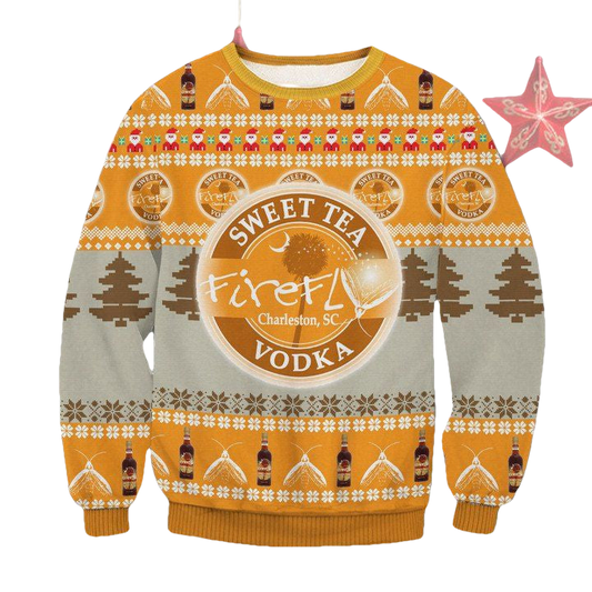 Sweet Tea Vodka Firefly Spirits Ugly Christmas Sweater 2022 ? Usalast