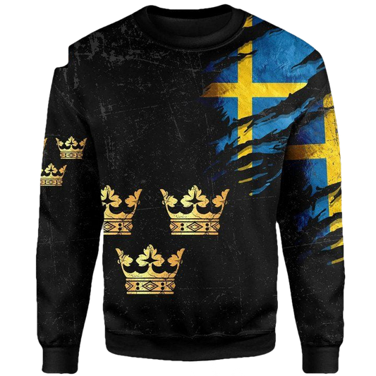 Sweden In Me Sweater ? Special Grunge Style Knitted Long-Sleeved Sweater A7 ? Usalast