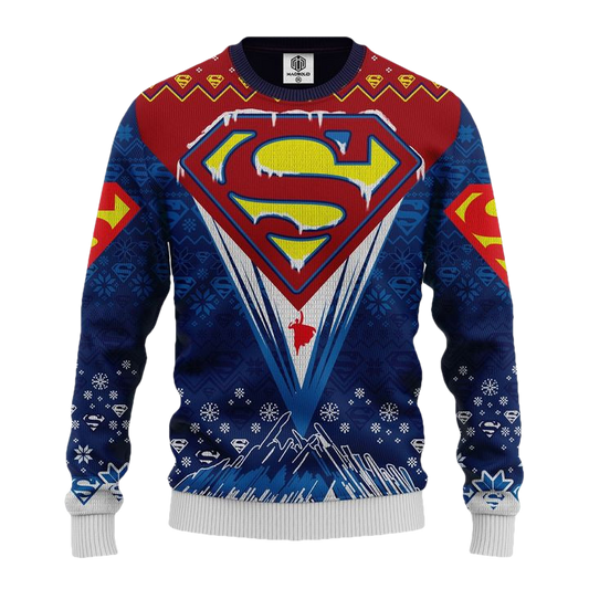 Superman Dc Ugly Christmas Sweater Amazing Gift Idea Thanksgiving Gift ? Usalast