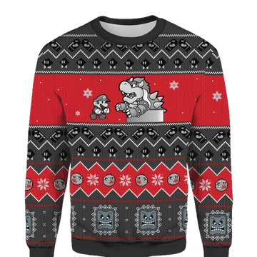 Super Mario No Pain No Game Ugly Christmas2022 3D Sweater ? Usalast