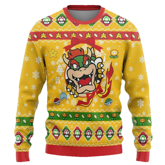 Super Mario Bowsers Fury Christmas Sweater ? Usalast