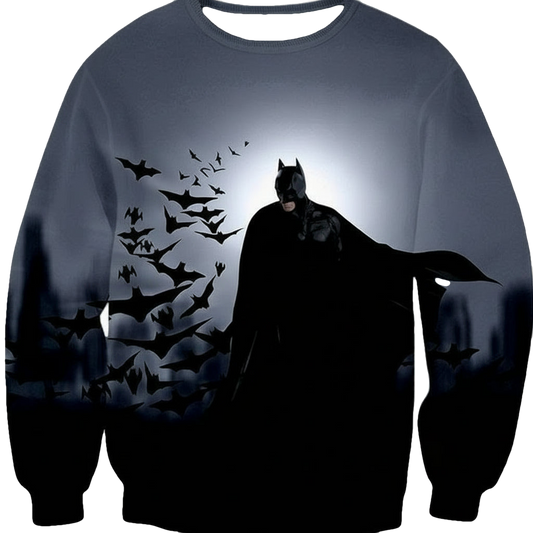 Super Hero Gotham Vigilante Batman Graphic Action Sweater Sh9875 ? Usalast