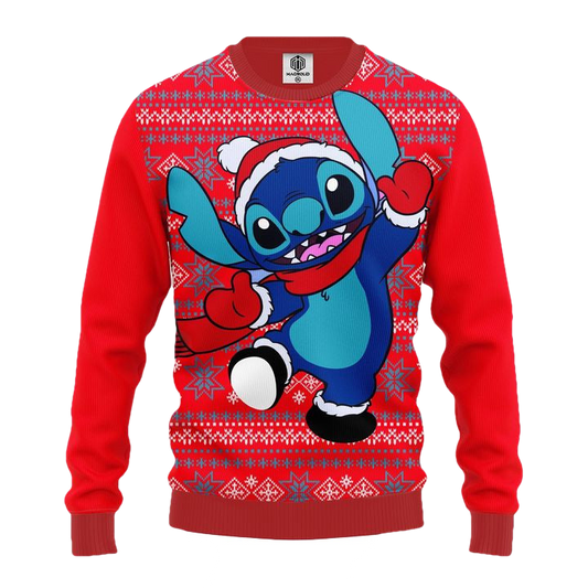 Stitch Winter Red Ugly Christmas Sweater Amazing Gift Idea Thanksgiving Gift ? Usalast