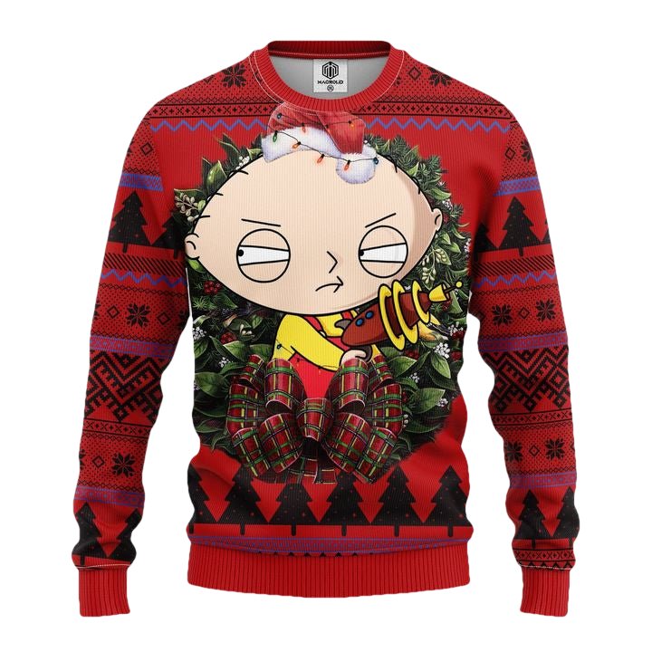 Stewie Griffin Peter Griffin Eric Cartman Noel Mc Ugly Christmas Sweater Thanksgiving Gift ? Usalast