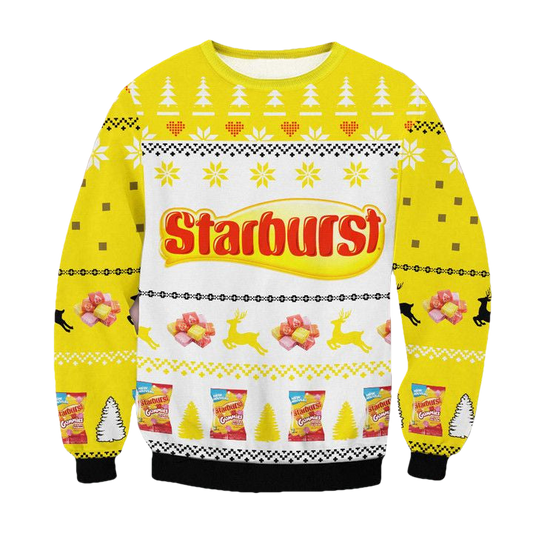 Starburst Candy Ugly Christmas Sweater 2022 ? Usalast