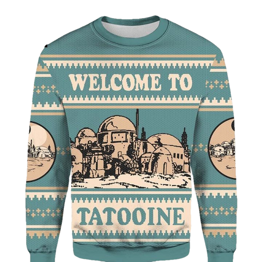 Star Wars Welcome to Tatooine Ugly Xmas 3D Sweater ? Usalast