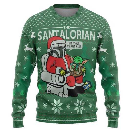 Star Wars The Santalorian Spit It Out Its Just A Lot Christmas Sweater ? Usalast