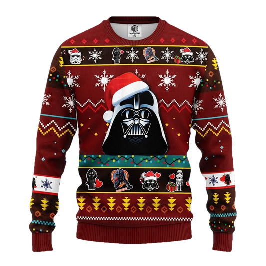 Star Wars Dark Vader Ugly Christmas Sweater Red 1- Amazing Gift Idea Thanksgiving Gift ? Usalast