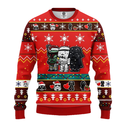 Star Wars Cute Ugly Christmas Sweater Red 1 Amazing Gift Idea Thanksgiving Gift ? Usalast