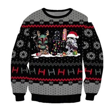 Star Wars Chibi Xmas 3d Ugly Christmas Sweater ? Usalast