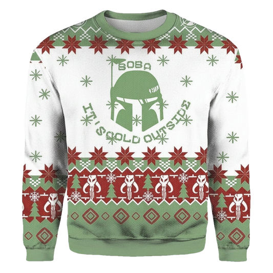 Star Wars Boba Fett Boba Its Cold Outside Christmas Ugly 3D Sweater ? Usalast