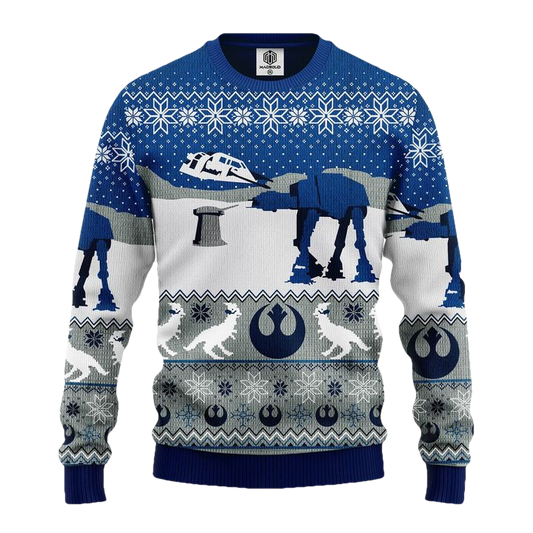 Star Wars Blue Winter Ugly Christmas Sweater Amazing Gift Idea Thanksgiving Gift ? Usalast