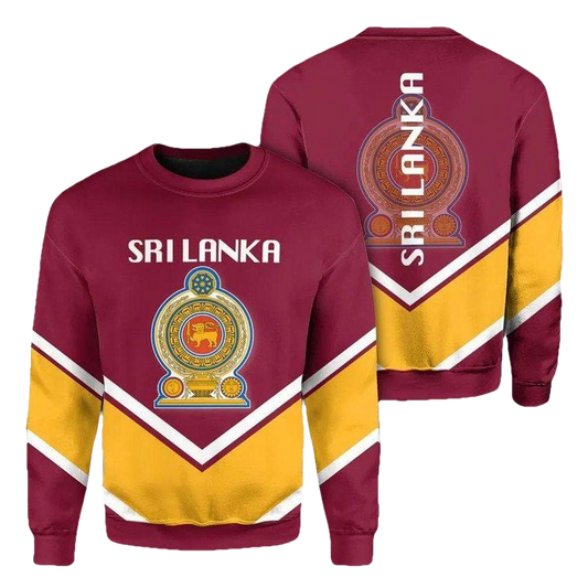 Srilanka Coat Of Arms Sweater Lucian Style Jw5 ? Usalast