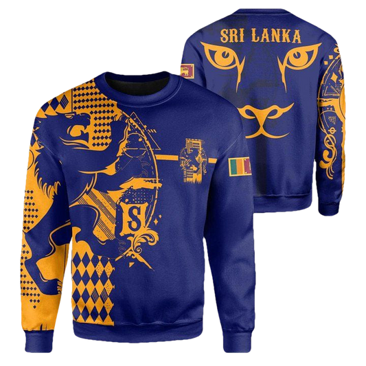 Sri Lanka King Of Lion Sweater Blue ? J5 ? Usalast