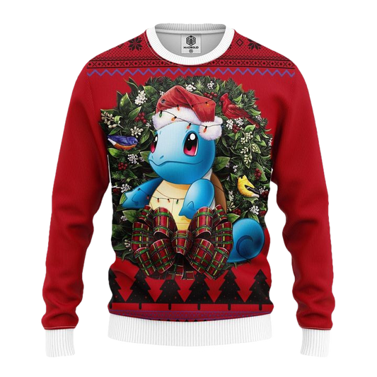 Squirtle Pokemon Noel Mc Ugly Christmas Sweater Thanksgiving Gift ? Usalast