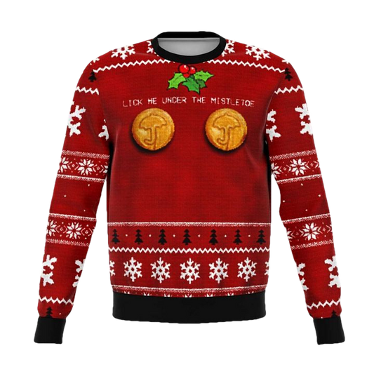 Squid Under The Mistletoe Meme 2022 Design 3d Ugly Christmas Sweater ? Usalast