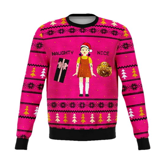 Squid Naughty Doll Meme 2022 Design 3d Ugly Christmas Sweater ? Usalast