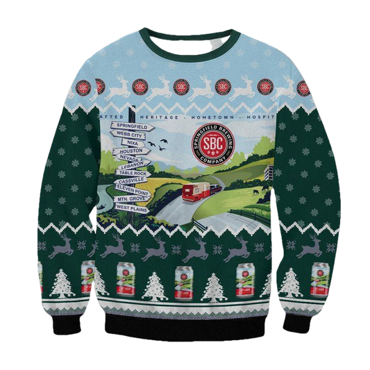 Springfield Brewing Beer Ugly Christmas Sweater 2022 ? Usalast