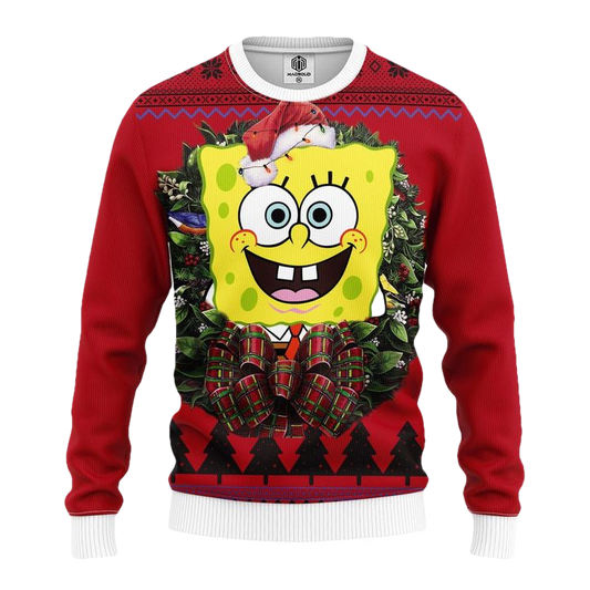 Spongebob Squarepants Patrick Star Noel Mc Ugly Christmas Sweater Thanksgiving Gift ? Usalast