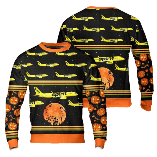 Spirit Airlines Halloween 3D Printed Sweatshirt ? Usalast