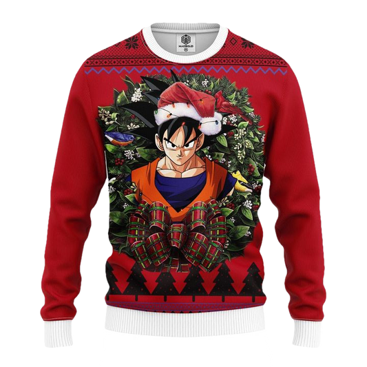 Son Goku Dragon Ball Noel Mc Ugly Christmas Sweater Thanksgiving Gift ? Usalast