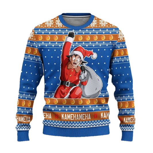Son Goku Dragon Ball Anime Ugly Christmas Sweater Xmas Gift ? Usalast