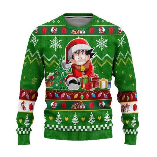 Son Goku Anime Ugly Christmas Sweater Dragon Ball Xmas Gift ? Usalast