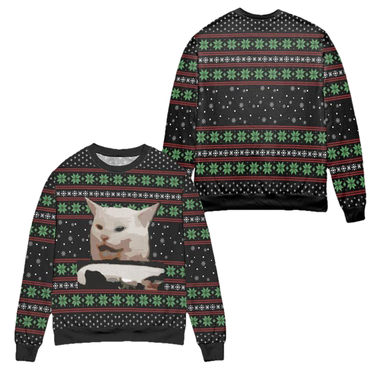 Smudge The Cat Ugly Christmas Sweater ? Usalast
